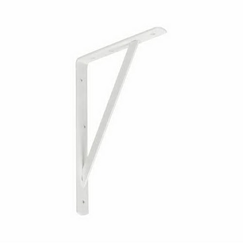 300mm Heavy Duty Angle Bracket White 300mm Heavy Duty Angle Bracket White