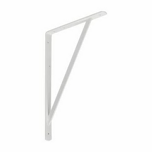 400mm Heavy Duty Angle Bracket White 400mm Heavy Duty Angle Bracket White