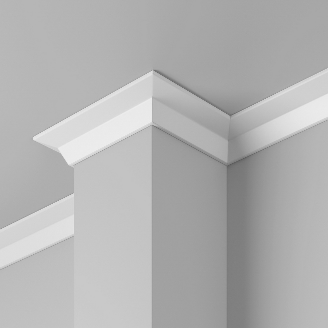 Cove Mezzo Cornicemoulding 3.6m x 10mm Grey Gypsum Cove Mezzo Cornicemoulding 3.6m x 10mm Grey Gypsum