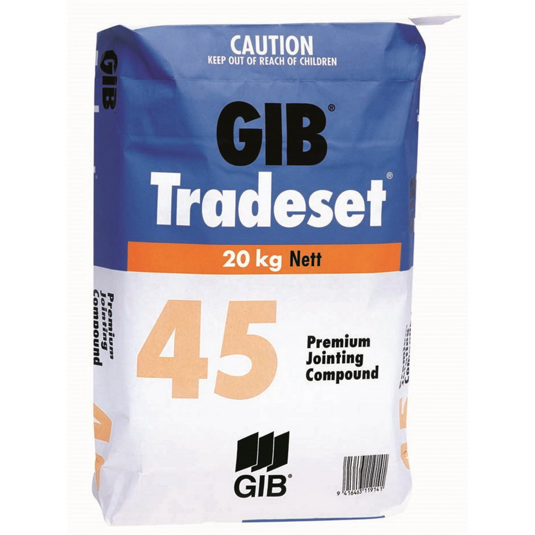 Tradeset 45 Setting Jointing Compound 20 kg Bag 11914 Tradeset 45 Setting Jointing Compound 20 kg Bag 11914