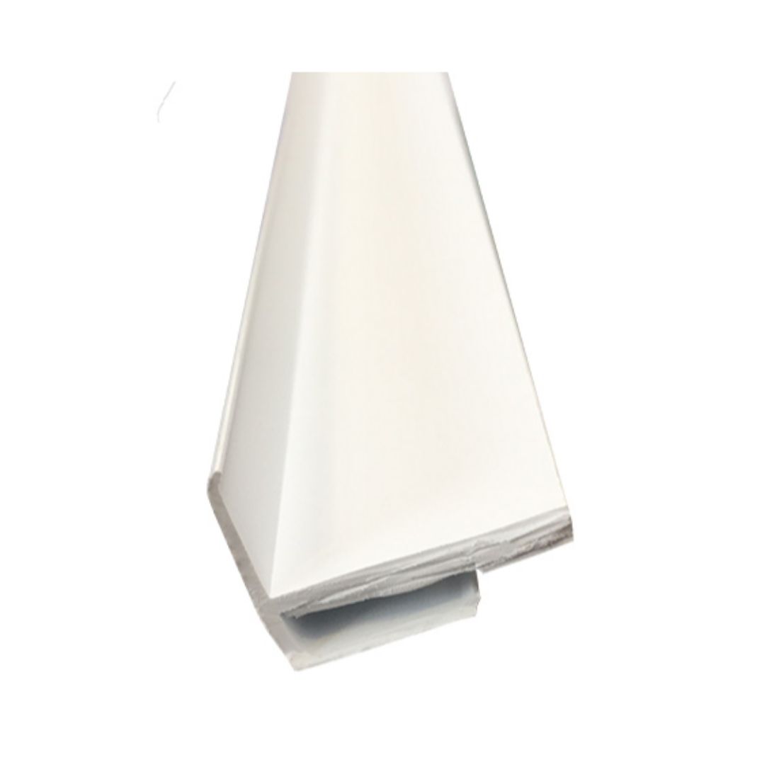 PVC External Corner Single Leg White 3.1mm x 2.4m PVC External Corner Single Leg White 3.1mm x 2.4m