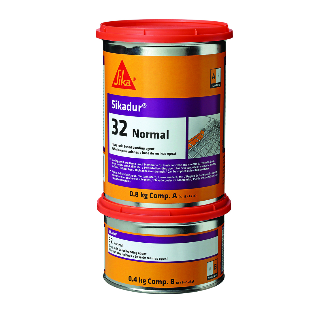 Sikadur-32 0.87L High Performance Epoxy Tie Coat Grey Sikadur-32 0.87L High Performance Epoxy Tie Coat Grey