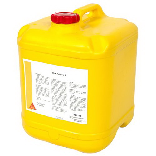 Rugasol 'C' 20L Transparent Concrete Surface Retarder Red Rugasol 'C' 20L Transparent Concrete Surface Retarder Red