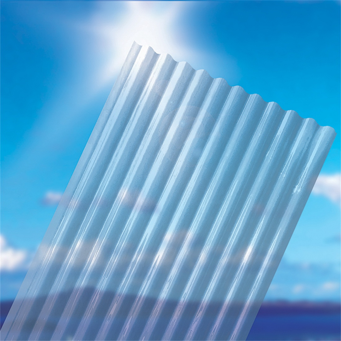 Corrugated Clear 3000 x 860mm Corrugated Clear 3000 x 860mm