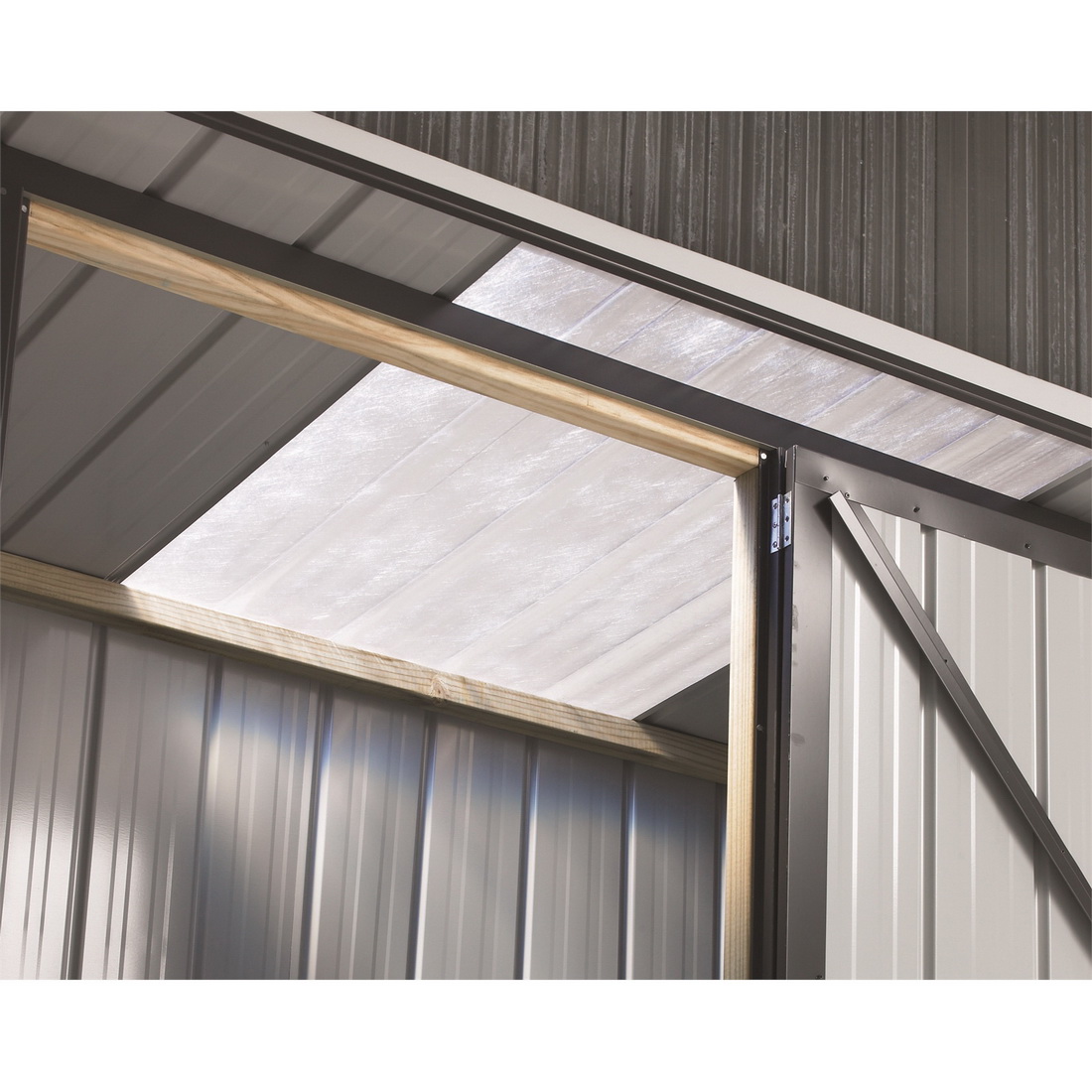 Fortress Garden Shed TUF Locker Clear Roof Panel Fortress Garden Shed TUF Locker Clear Roof Panel
