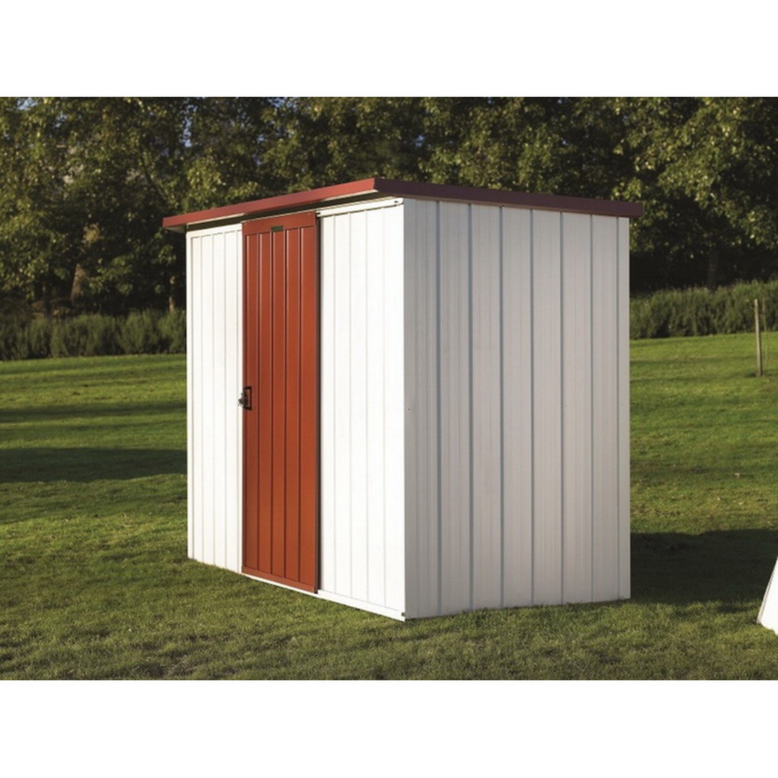 Kiwi Kitset Garden Shed 2.45 x 1.21 x 1.97 m Zinc KL2Z | Kitset Metal ...