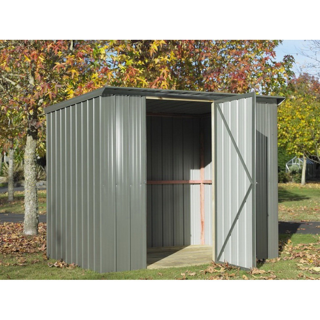 Fortress Zinc Kitset Garden Shed 2.31 x 1.69 x 1.975m Kitset Metal