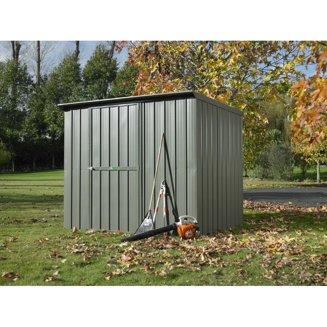 Fortress Zinc Kitset Garden Shed 2.31 x 1.69 x 1.975m Kitset Metal