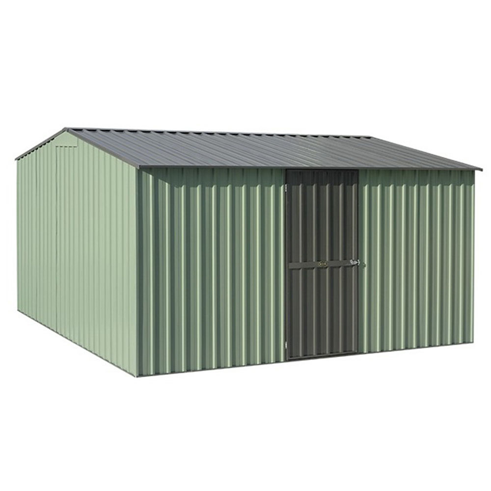 3770 x 3770 x 1830-2155mm gable roof boxed garden shed