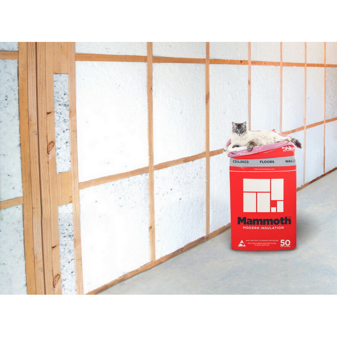 R2.5 Wall Insulation Section 560 x 760mm 2.55m2 MM3150PL09005600076006 PlaceMakers NZ