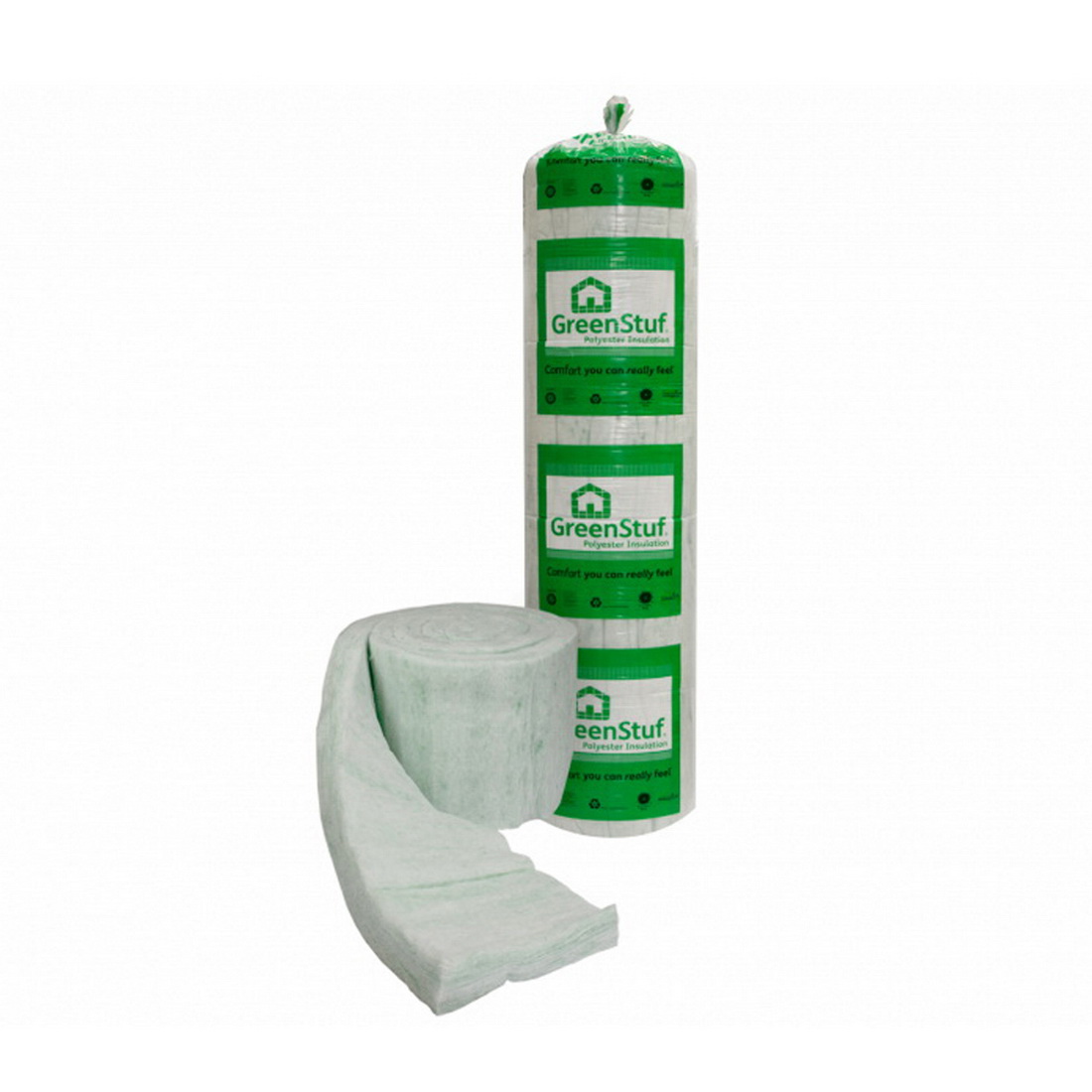 GreenStuf Thermal Roll Form 100 mm R1.8 25 sq-m Polyster PTL1887 GreenStuf Thermal Roll Form 100 mm R1.8 25 sq-m Polyster PTL1887