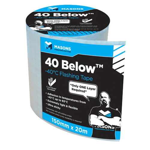 40 Below Flashing Tape 150mm x 20m 40 Below Flashing Tape 150mm x 20m