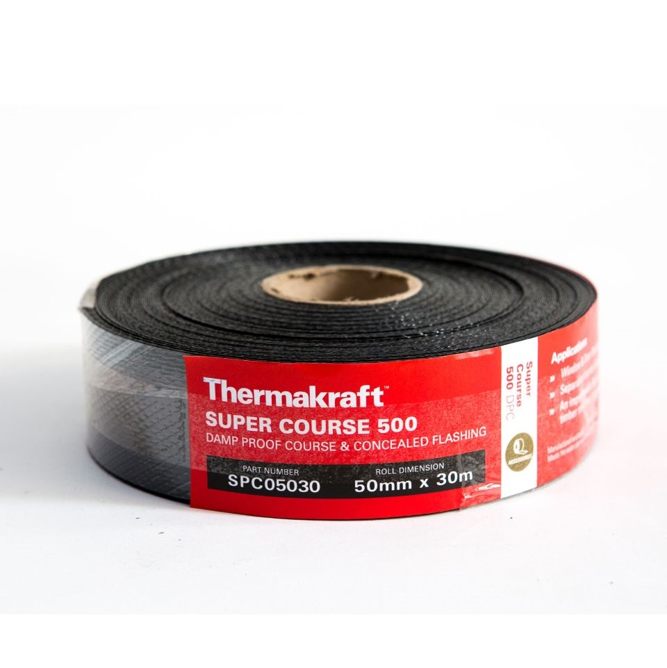 Supercourse 500 Synthetic Damp Proof Course 50mm x 30m SPC05030 ...