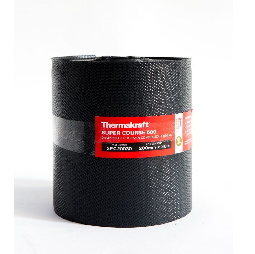 Supercourse 500 Synthetic Damp Proof Course 200mm x 30m SPC20030 ...