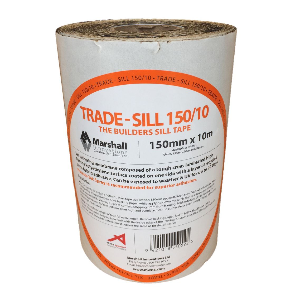 Trade Sill Flashing Tape 150mm x 10m TSILL150/10 PlaceMakers NZ