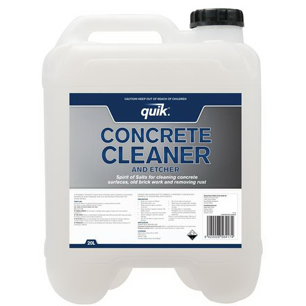 Quick Spirits of Salts Concrete Cleaner 20L QKSOS20L Quick Spirits of Salts Concrete Cleaner 20L QKSOS20L