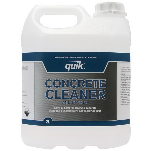 Quik Spirits of Salts Concrete Cleaner 2L QKSOS2L Quik Spirits of Salts Concrete Cleaner 2L QKSOS2L