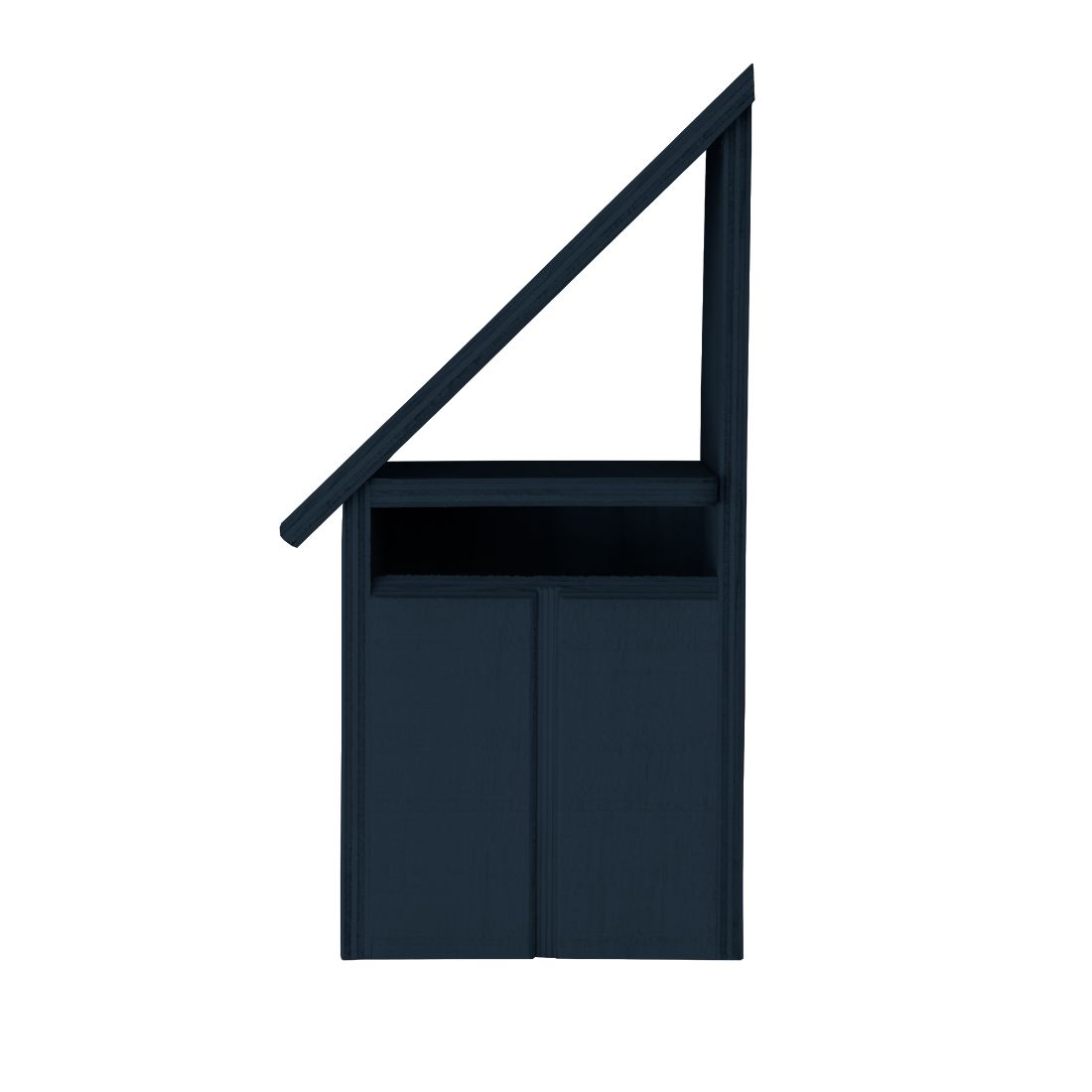 Hutt LH Wooden Letterbox Midnight Blue Hutt LH Wooden Letterbox Midnight Blue
