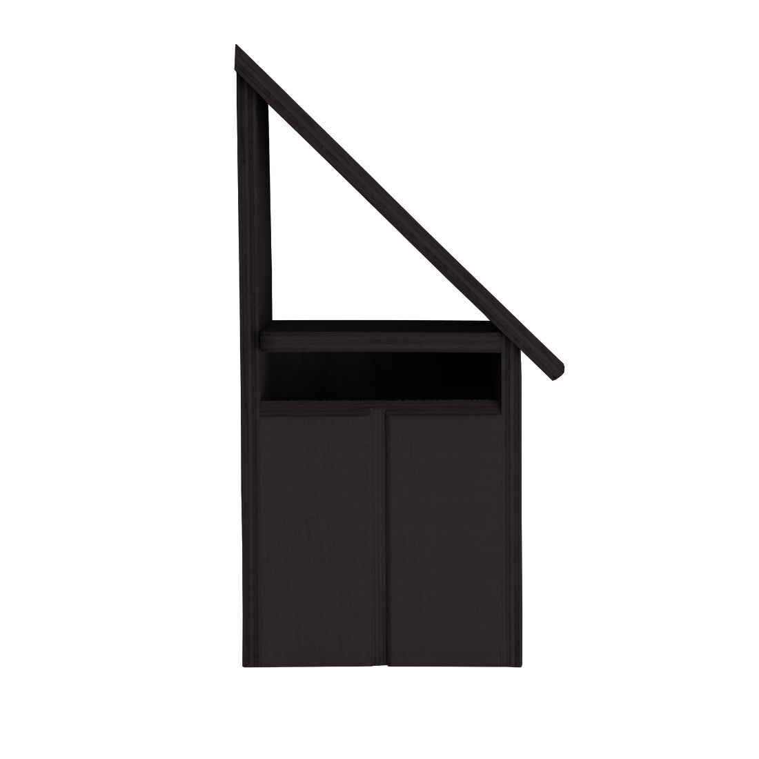 Hutt RH Wooden Letterbox Dark Brown Hutt RH Wooden Letterbox Dark Brown