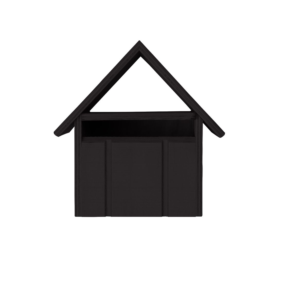Villa Wooden Letterbox Dark Brown Villa Wooden Letterbox Dark Brown