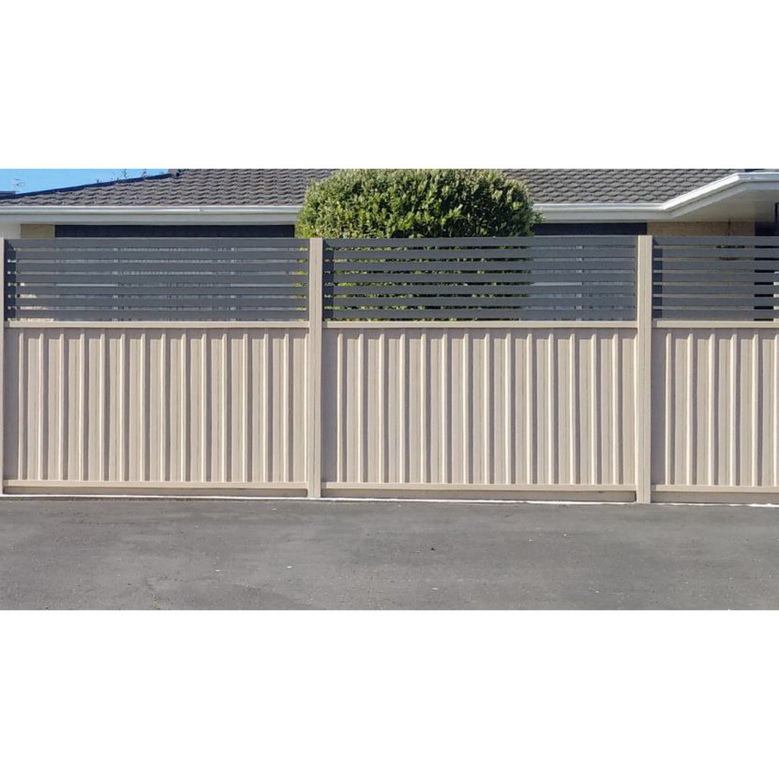 Borderline 1.2/6 Fence Panel 1800 x 2300mm Gull Grey Borderline 1.2/6 Fence Panel 1800 x 2300mm Gull Grey