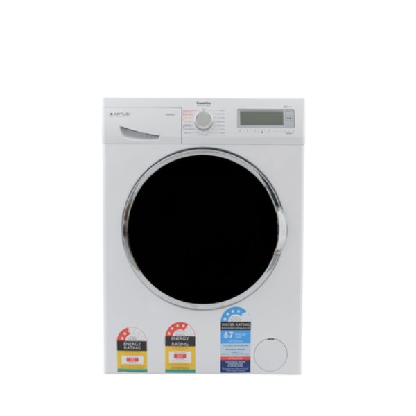 ARTUSI FRONT LOAD WASHER/DRYER WASH 8KG DRY 4.5KG WHITE ARTUSI FRONT LOAD WASHER/DRYER WASH 8KG DRY 4.5KG WHITE