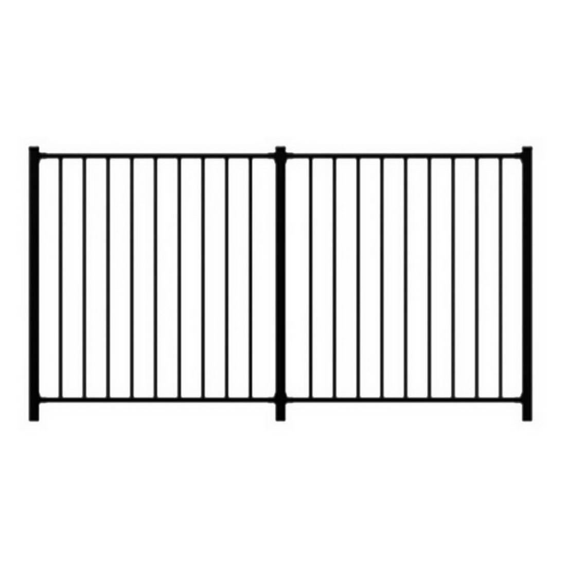 Lodge 1200H Balustrade Panel 1110 x 1200mm Powder Coat Aluminum Black FALBP1211 Lodge 1200H Balustrade Panel 1110 x 1200mm Powder Coat Aluminum Black FALBP1211