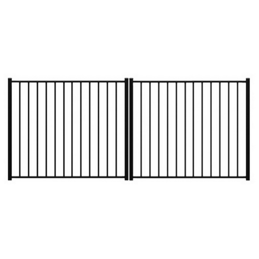 Lodge 1200H Driveway Gate 1200 x 1200 - 2350mm Powder Coat Aluminum FALDG1223 Lodge 1200H Driveway Gate 1200 x 1200 - 2350mm Powder Coat Aluminum FALDG1223