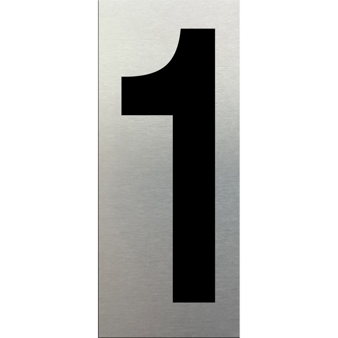 Self-Adhesive Aluminum Number 1 50mm Self-Adhesive Aluminum Number 1 50mm