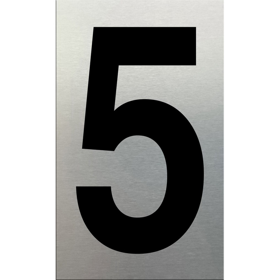 Self-Adhesive Aluminum Number 5 50mm Self-Adhesive Aluminum Number 5 50mm