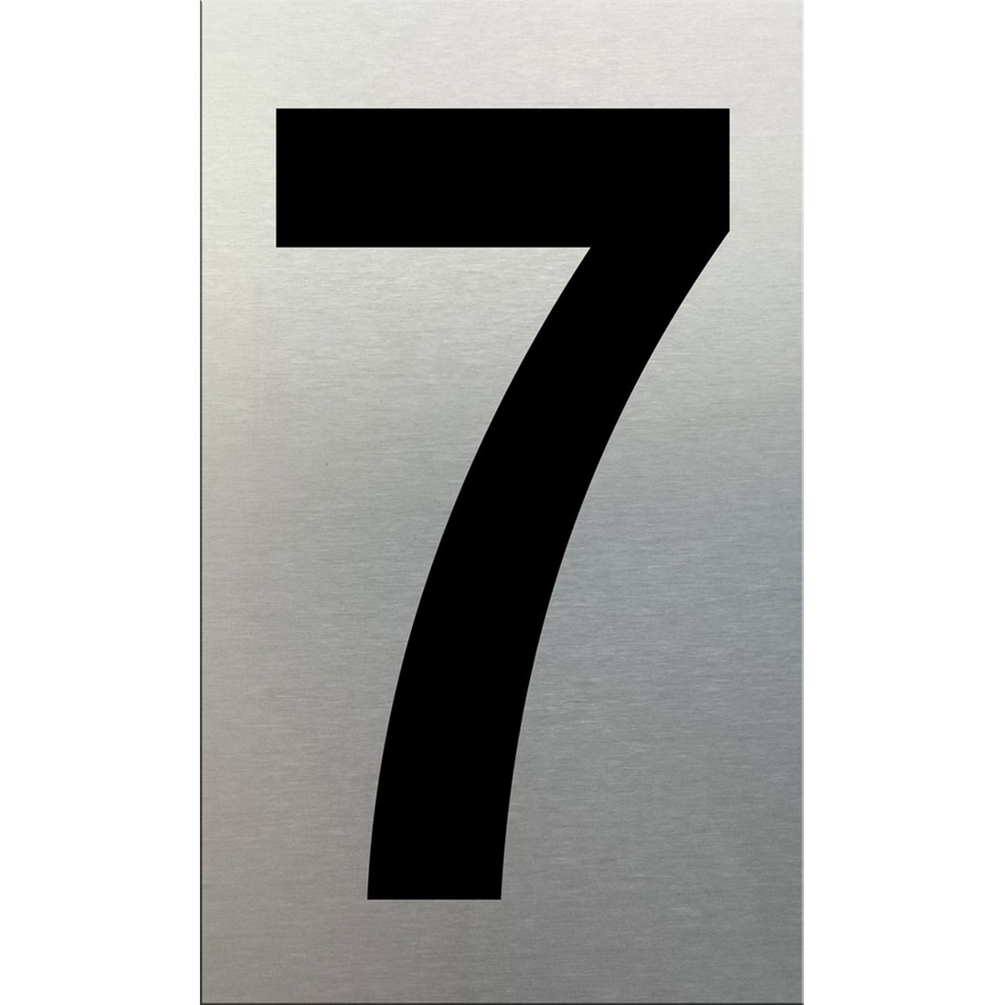 Self-Adhesive Aluminum Number 7 50mm Self-Adhesive Aluminum Number 7 50mm