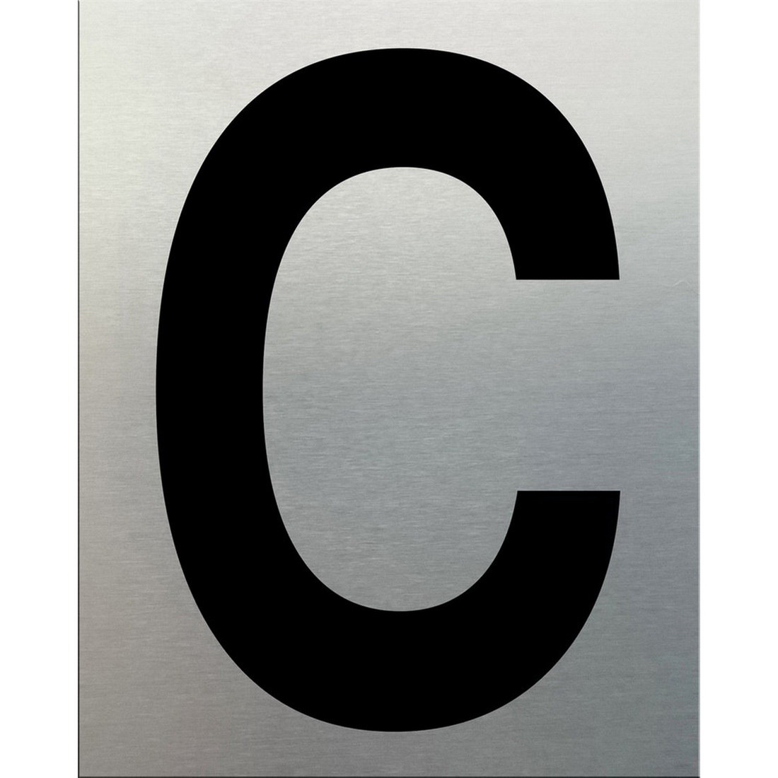 SelfAdhesive Aluminum Letter C 50mm PlaceMakers NZ