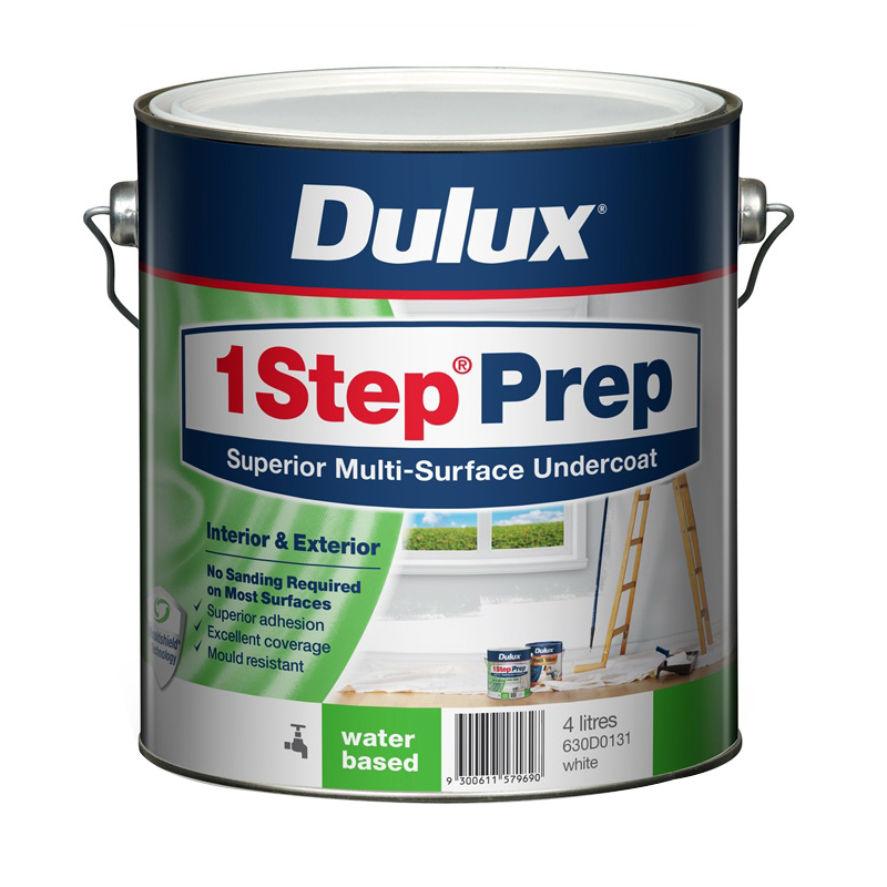 1 Step Water Based Primer Sealer Undercoat 4L 1 Step Water Based Primer Sealer Undercoat 4L