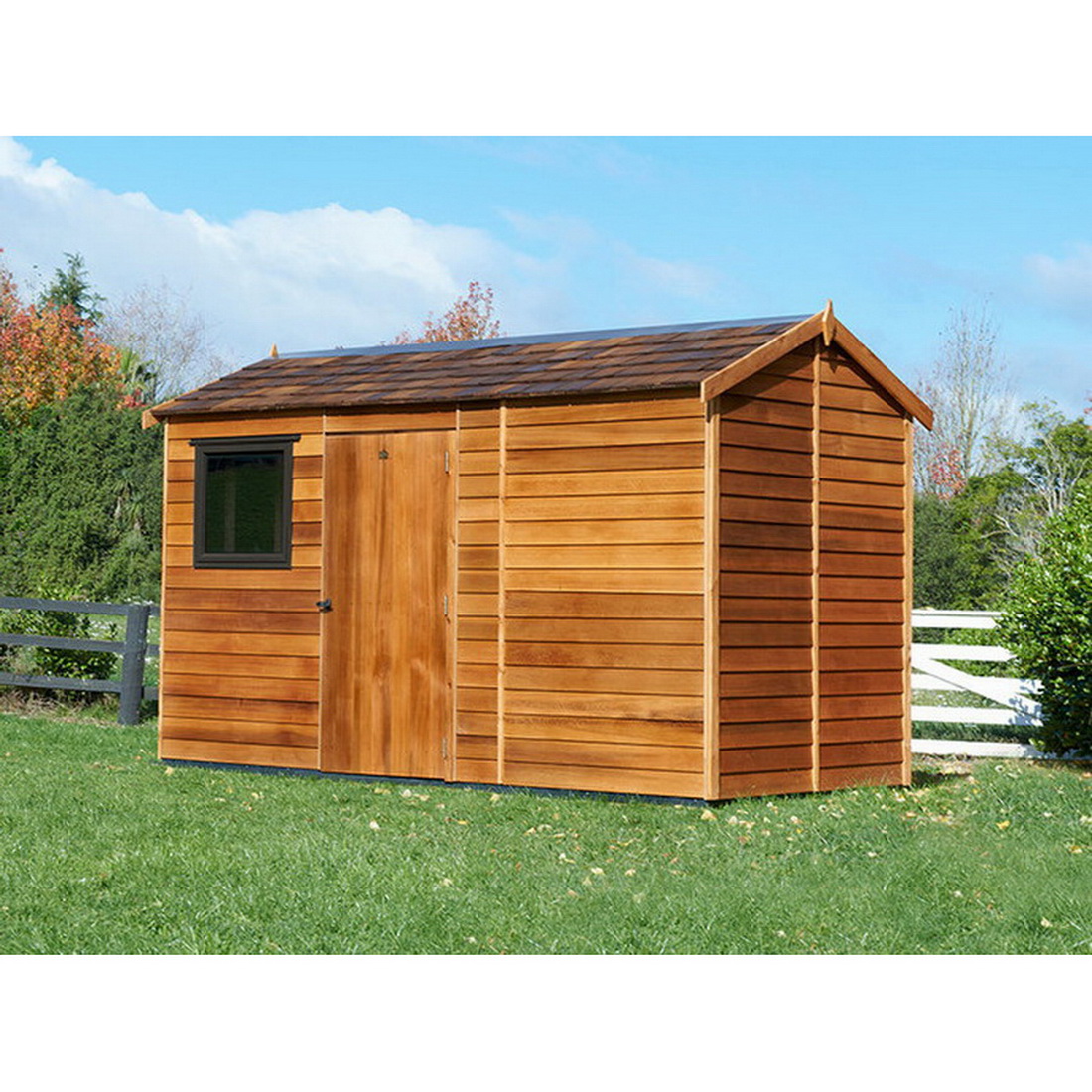 Regent Cable Roof Coloursteel Garden Shed 3.6x 1.89x 2.33 m CREC
