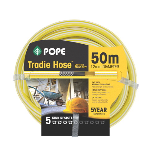 Tradie Unfitted Garden Hose 12mm Diameter x 50m Tradie Unfitted Garden Hose 12mm Diameter x 50m