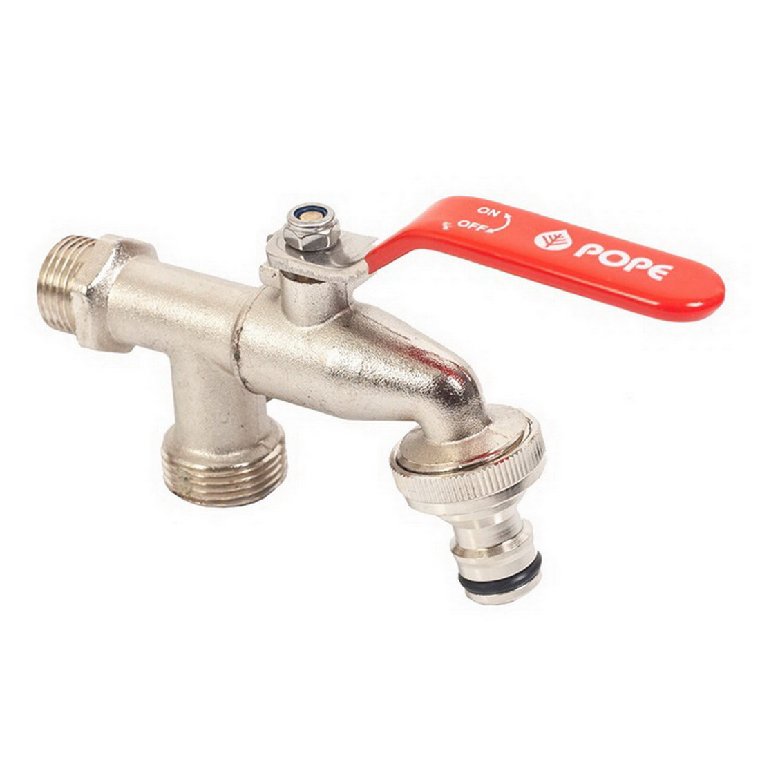 Metal Multitap Bibcok Snap On 12mm Connection Metal Multitap Bibcok Snap On 12mm Connection