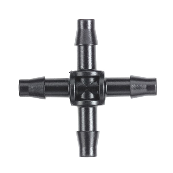 Lateral Fittings Cross 4mm Barb P10 LCR4P10 Lateral Fittings Cross 4mm Barb P10 LCR4P10