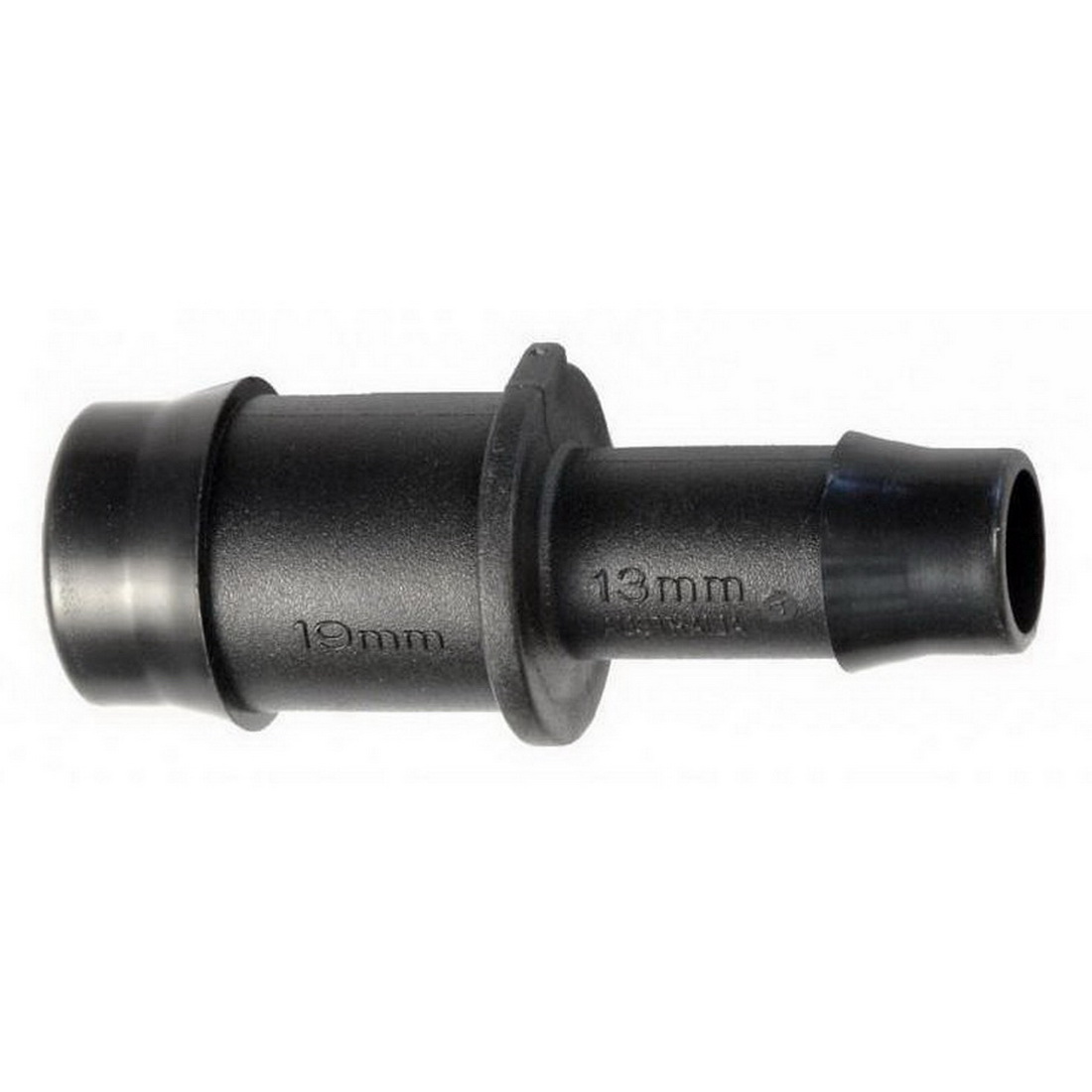 Lateral Fittings Reducing Joiner 19 mm x 13 mm Barb Polypropylene LRJ1913BC Lateral Fittings Reducing Joiner 19 mm x 13 mm Barb Polypropylene LRJ1913BC