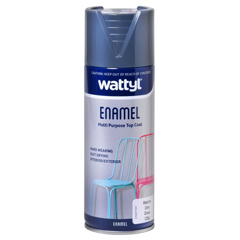 Enamel Aerosol Spray Paint 325g Medium Grey CNA1741 Enamel Aerosol Spray Paint 325g Medium Grey CNA1741