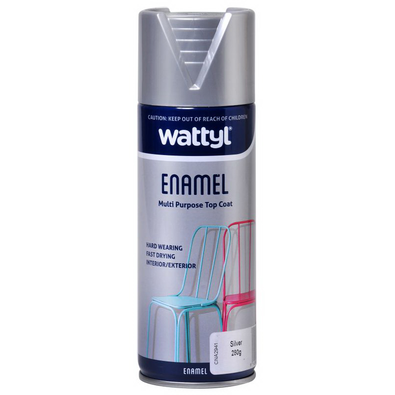 325g Multi Purpose Top Coat Enamel Spray Silver 325g Multi Purpose Top Coat Enamel Spray Silver