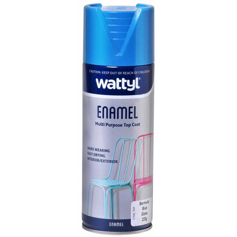 Enamel Aerosol Spray Paint 325g Bermuda Blue CNA3341 Enamel Aerosol Spray Paint 325g Bermuda Blue CNA3341