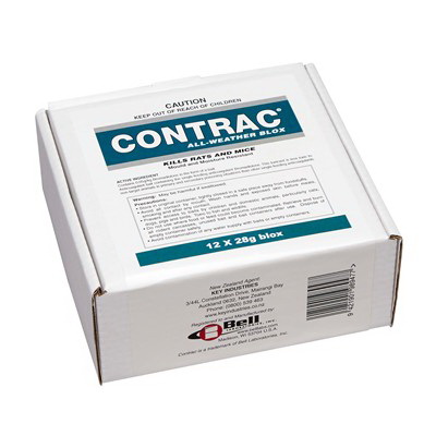 CONTRAC RODENT BLOX ALL WEATHER 28G 12 PACKET CONTRAC RODENT BLOX ALL WEATHER 28G 12 PACKET