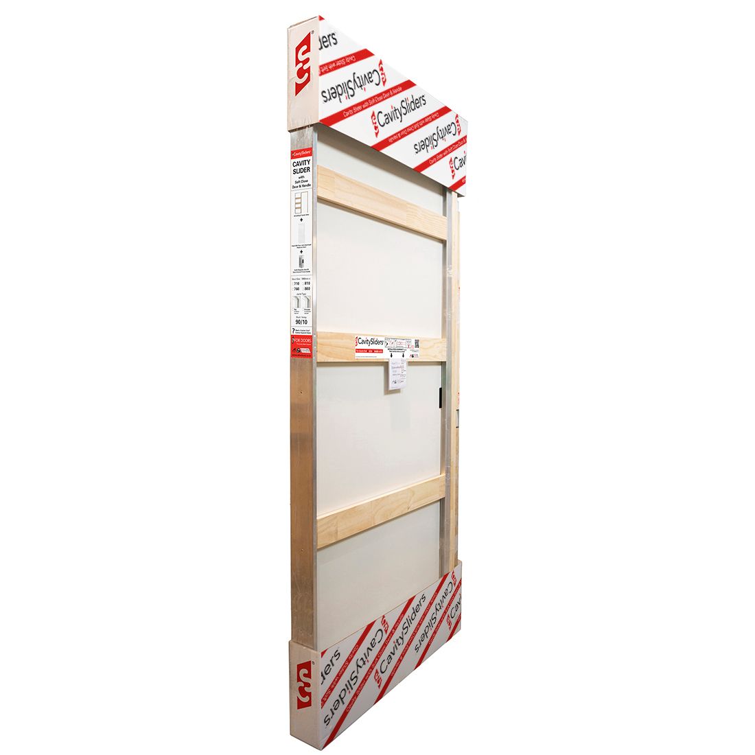 SofStop Cavity Slider Combo Clear Pine Grooved Jamb 1980 x 810 x 10mm