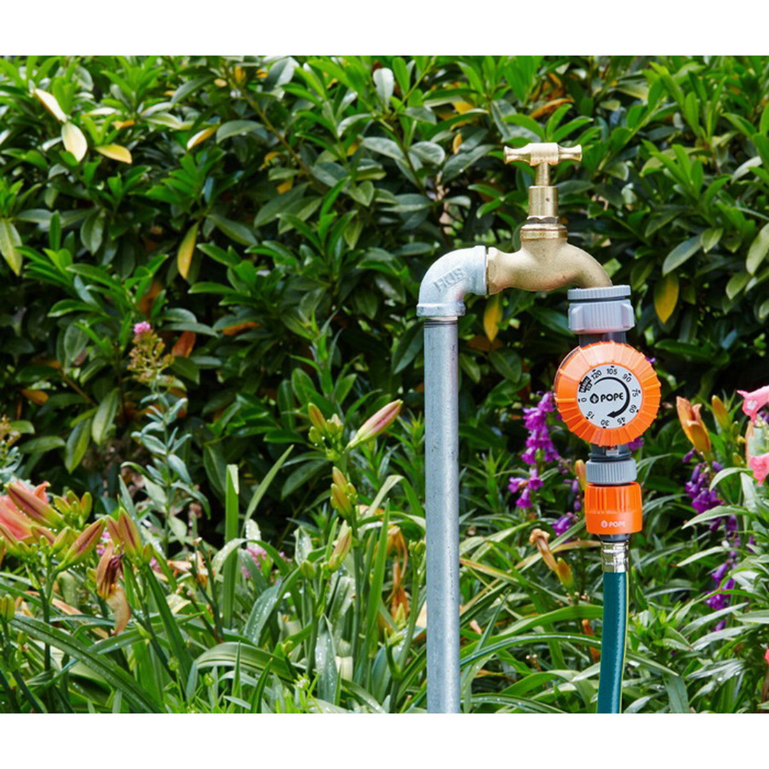 Mechanical Tap Timer 20mm Orange/Grey 2hr PlaceMakers NZ