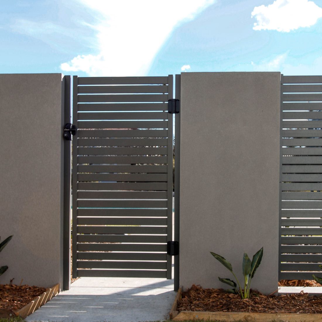 Pedestrian Gate Grey 1000 x 1800mm ELI-GATE-GRY-1018BX Pedestrian Gate Grey 1000 x 1800mm ELI-GATE-GRY-1018BX