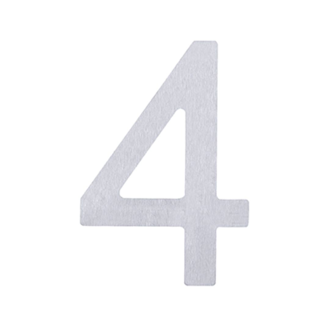 Adhesive Number 4 Stainless Steel 76mm 5367-4-SS Adhesive Number 4 Stainless Steel 76mm 5367-4-SS