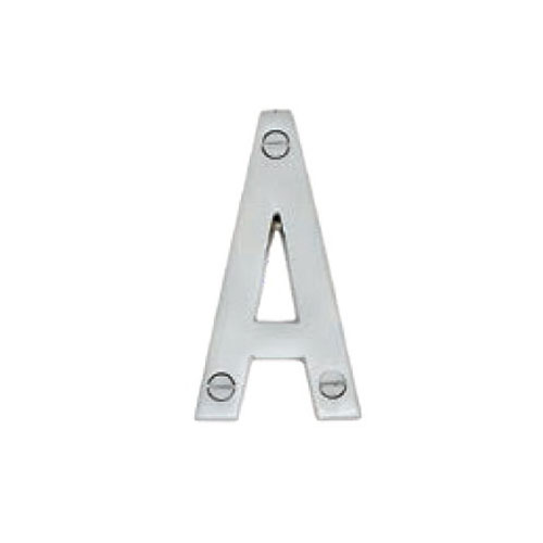 Hardware Modern Letter A Polished Brass 76mm 5301-A-PB Hardware Modern Letter A Polished Brass 76mm 5301-A-PB