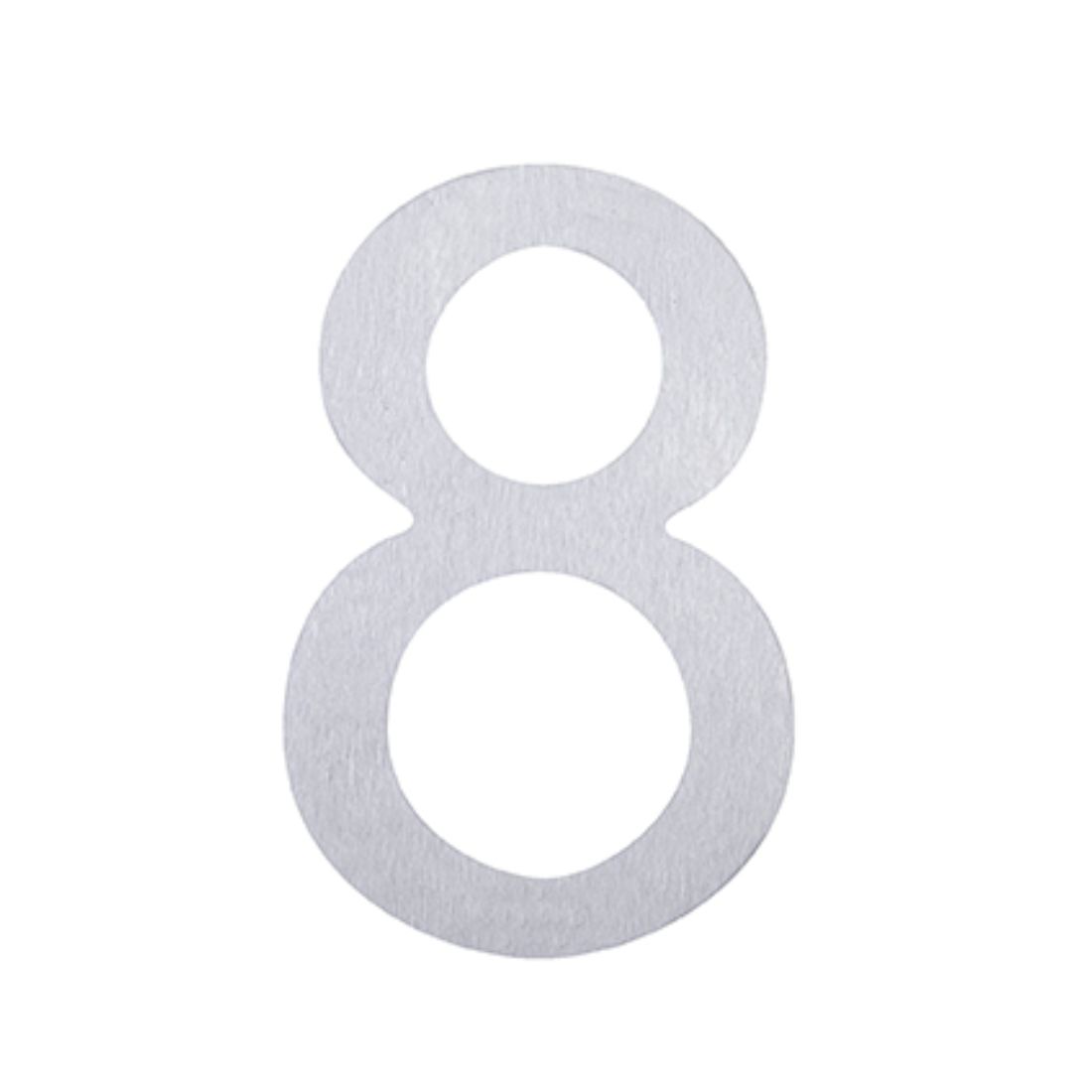 Adhesive Number 8 Stainless Steel 76mm 5367-8-SS Adhesive Number 8 Stainless Steel 76mm 5367-8-SS