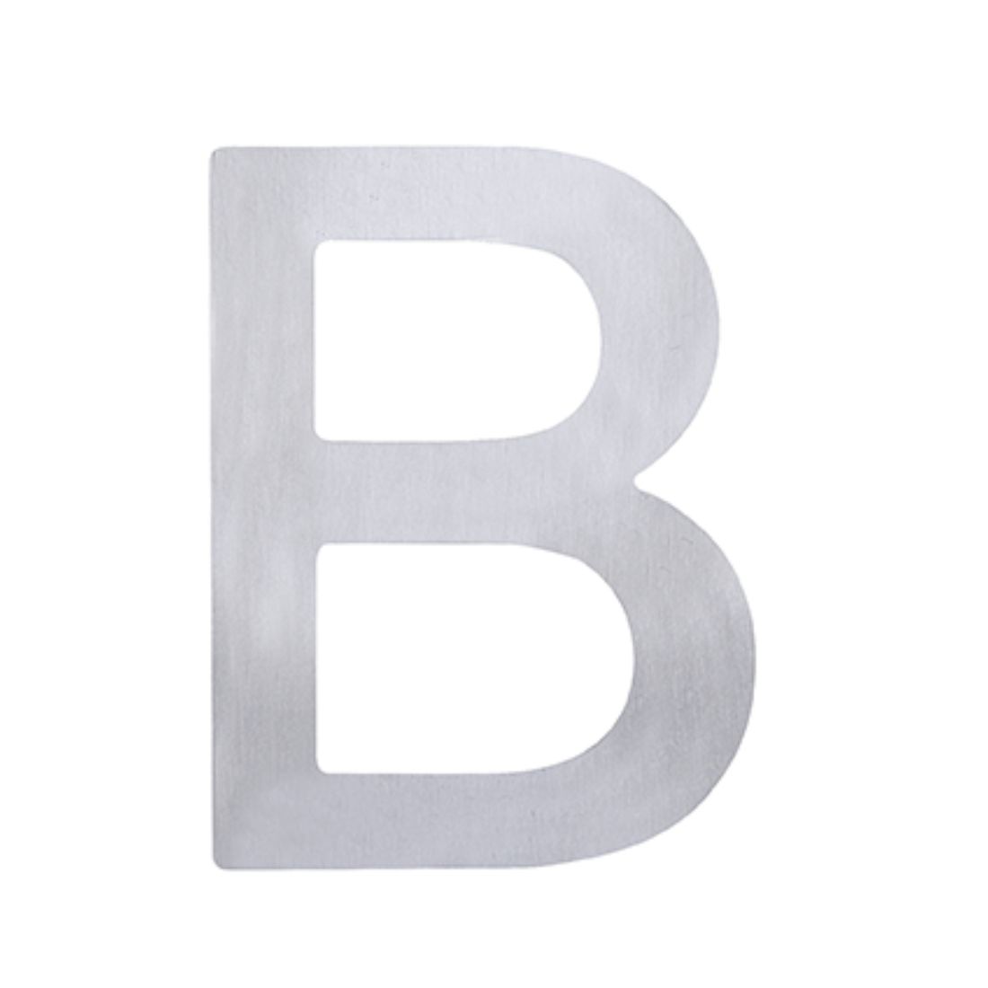 Adhesive Letter B Stainless Steel 75mm 5371-B-SS | PlaceMakers NZ