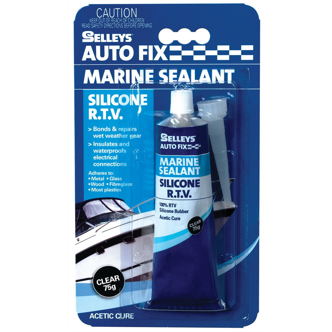 Marine Silicone Sealant 75g 9300697107084 Marine Silicone Sealant 75g 9300697107084